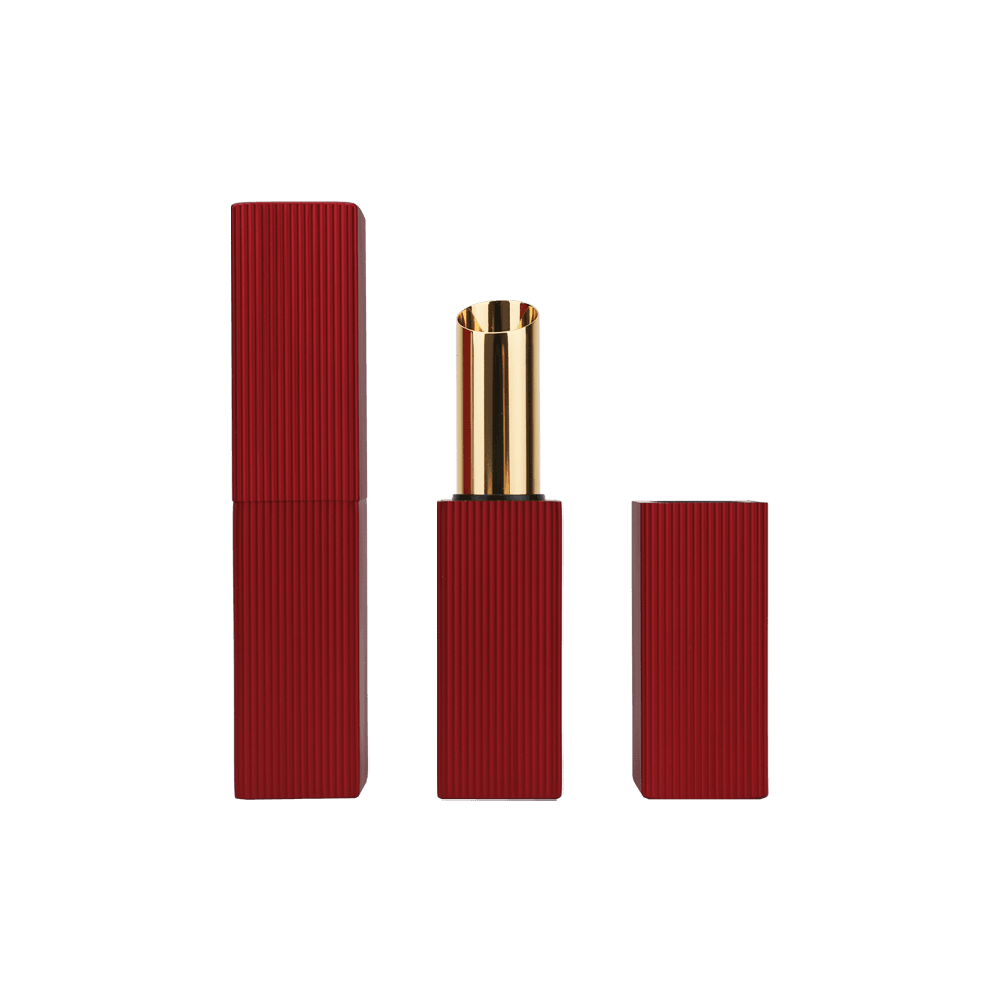 Quali sono i dettagli specifici del design della confezione del rossetto?